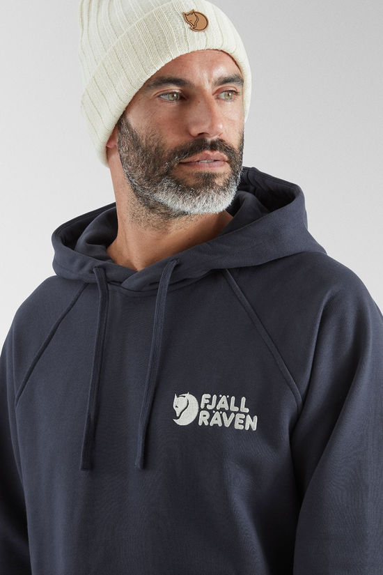 Fjallraven Mens Fjällräven Classic Hoodie Sweater Dark Navy