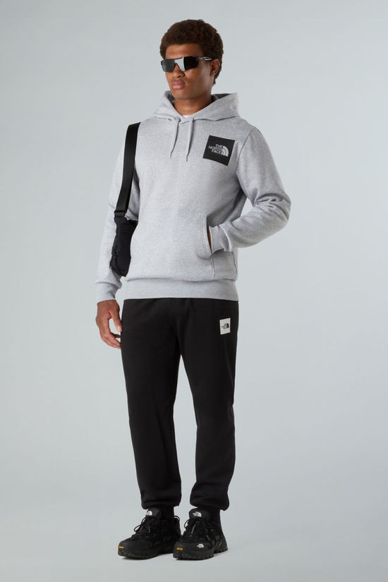 The North Face Mens Fine Hoodie Sweatshirt Tnf Light Grey Heather
