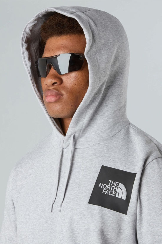 The North Face Mens Fine Hoodie Sweatshirt Tnf Light Grey Heather