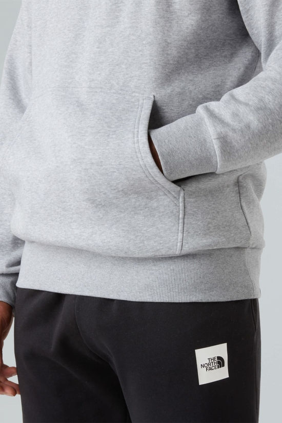 The North Face Mens Fine Hoodie Sweatshirt Tnf Light Grey Heather