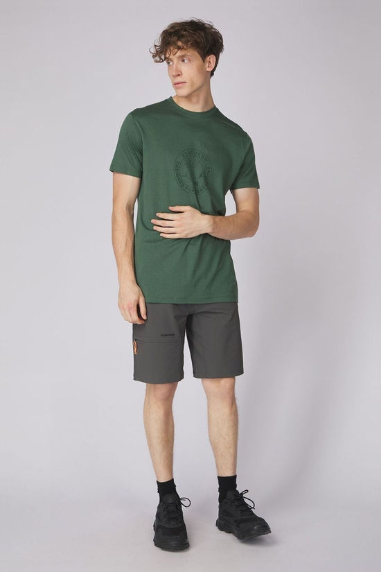 Ayacucho Mens Forest Softshell Shorts Granite