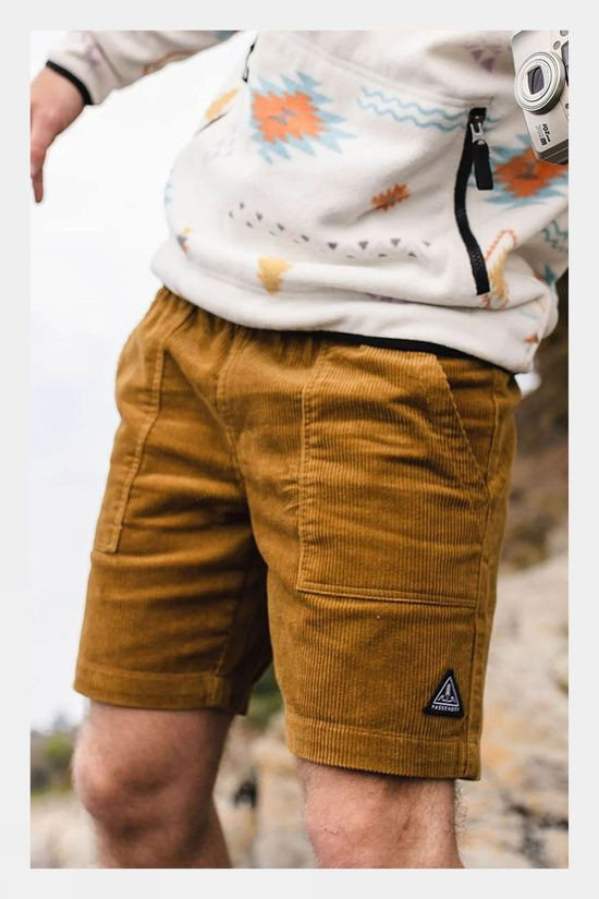 Passenger Mens Topanga Recycled Cord Shorts Tapenade
