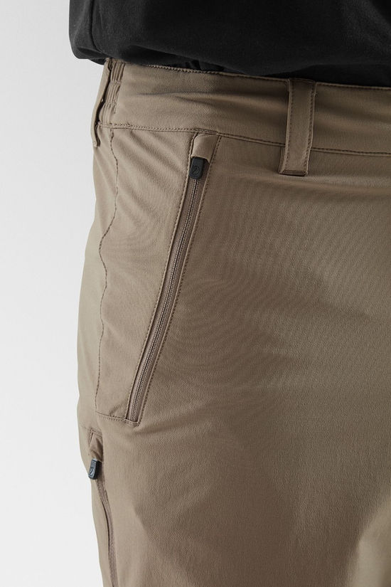 Fjallraven Mens Abisko Trail Stretch Shorts Suede Brown