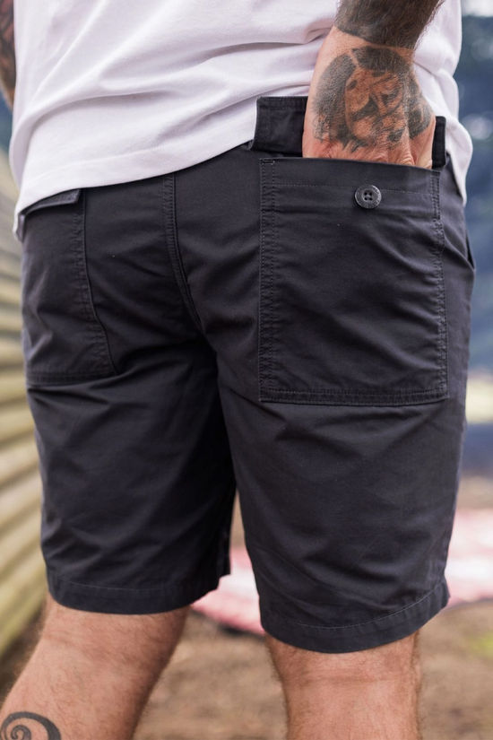 Passenger Mens Chance Organic Cotton Shorts Charcoal