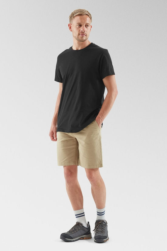 Passenger Mens 365 Organic Cotton Shorts Chinchilla Brown