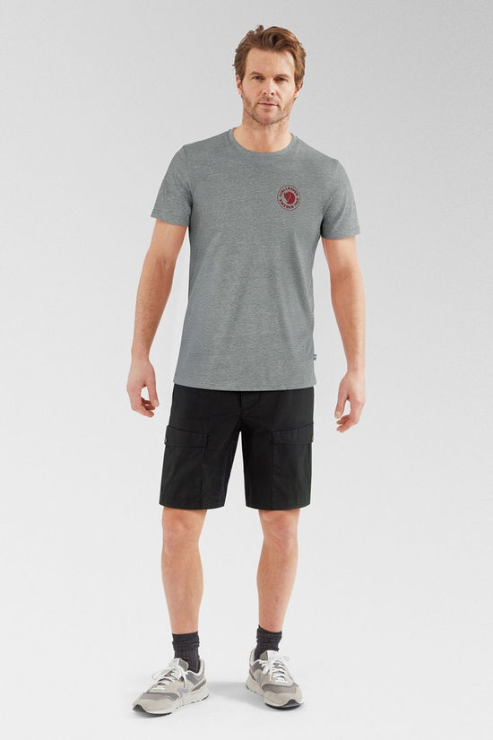 Fjallraven Mens Abisko Hybrid Trail Shorts  Black
