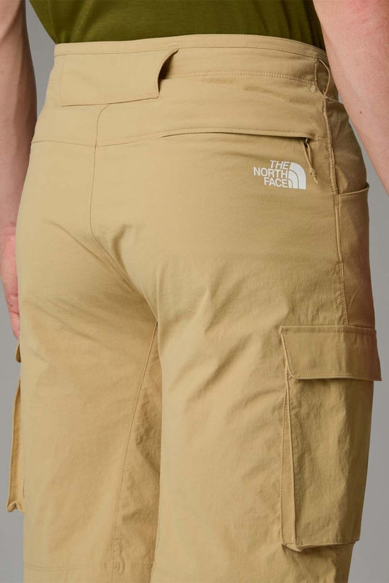 The North Face Mens Exploration Cargo Shorts Khaki Stone