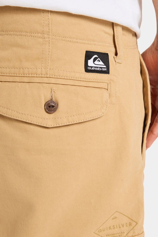 Quiksilver Mens Crucial Battle Cargo Shorts Khaki