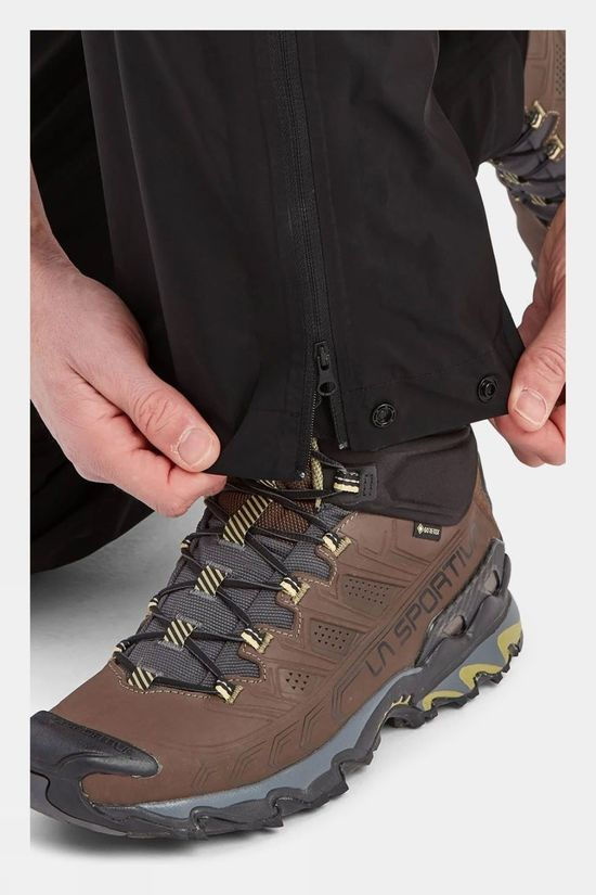 Montane Mens Spirit Lite Waterproof Trousers Black