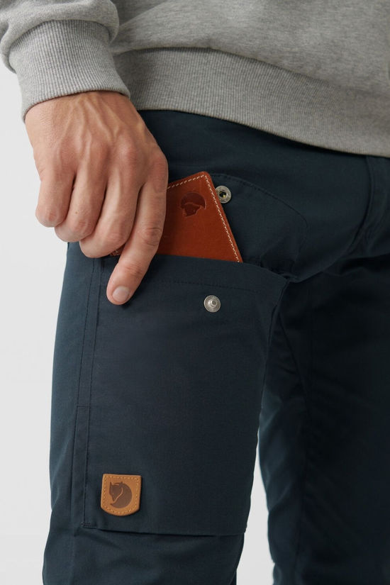 Fjallraven Mens Greenland Jeans Trousers - Long Dark Navy