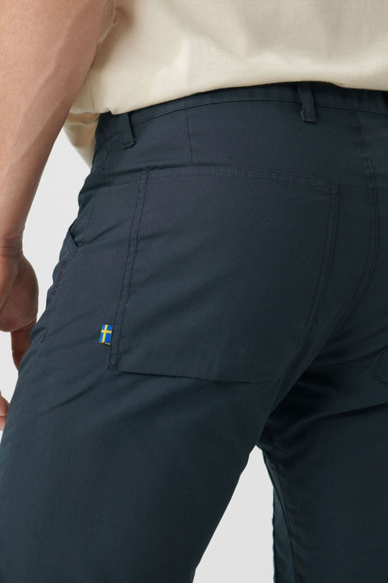 Fjallraven Mens Greenland Jeans Trousers - Long Dark Navy
