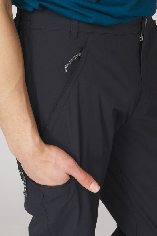 Ayacucho Mens Dale Hiking Trousers Black