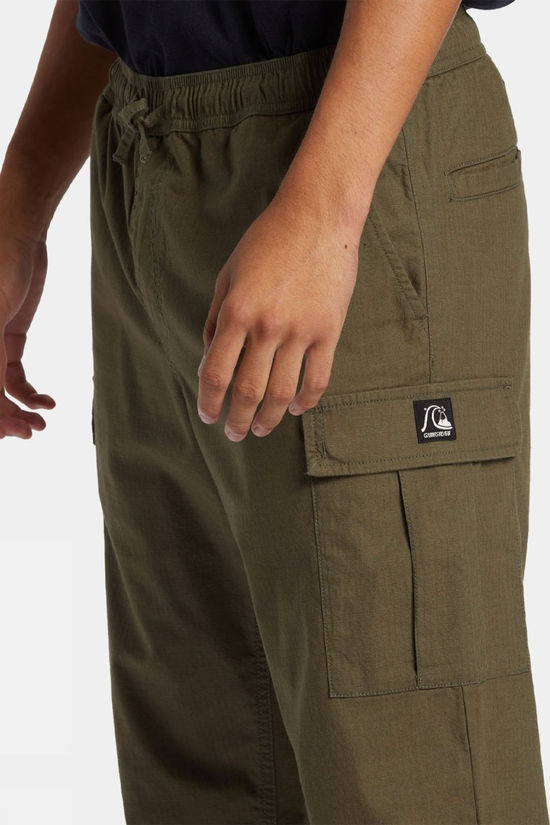 Quiksilver Mens DNA Beach Cargo Pants Grape Leaf