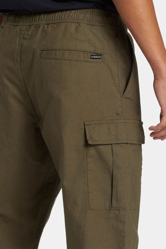 Quiksilver Mens DNA Beach Cargo Pants Grape Leaf