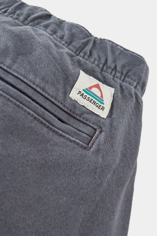 Passenger Mens Adventurer Organic Canvas Trousers Charcoal