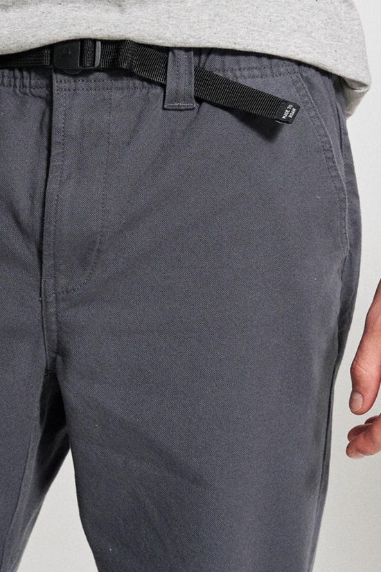 Passenger Mens Adventurer Organic Canvas Trousers Charcoal