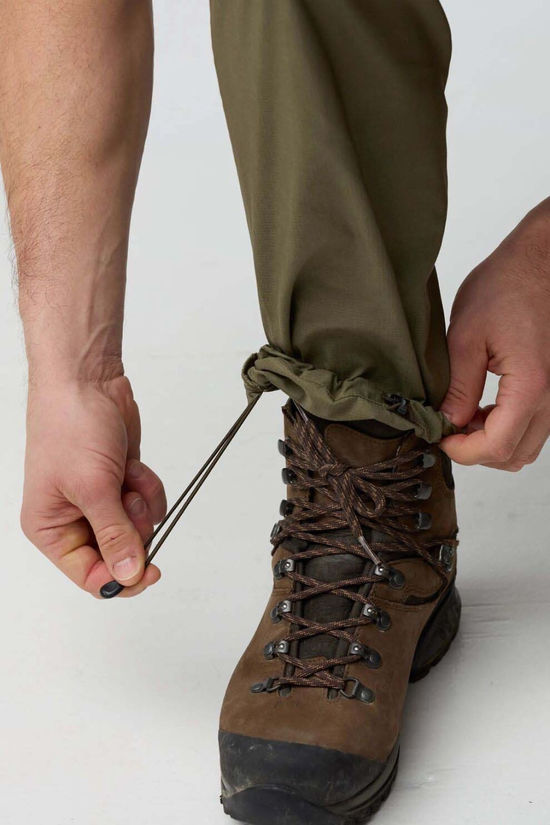 Fjallraven Mens Abisko Hybrid Trail Trousers Laurel Green