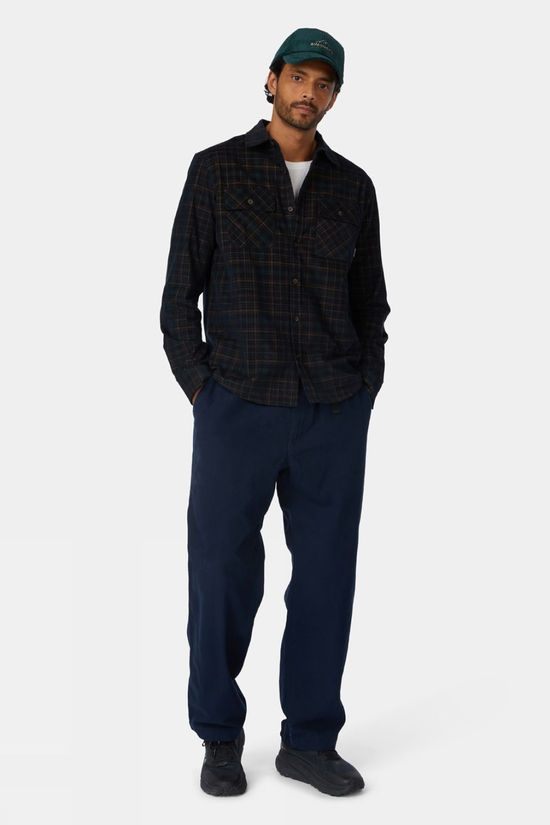 Ayacucho Mens Scafell Cotton Trousers Navy