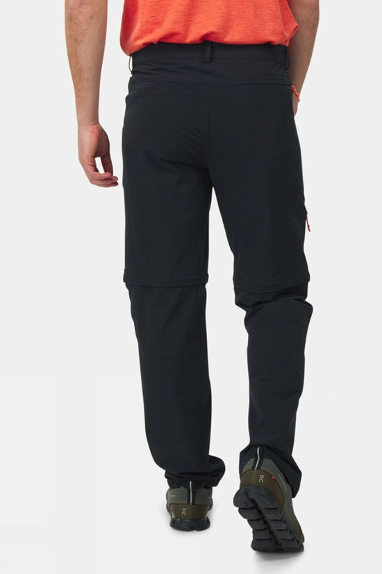 Ayacucho Mens Forest Softshell Zip-Off Trousers Black