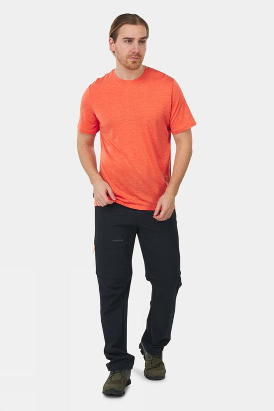 Ayacucho Mens Forest Softshell Zip-Off Trousers Black