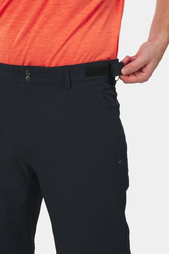 Ayacucho Mens Forest Softshell Zip-Off Trousers Black