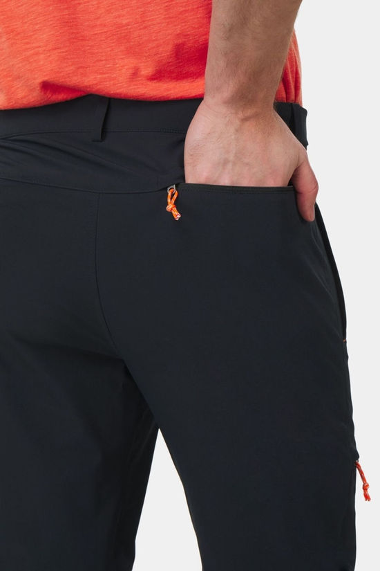 Ayacucho Mens Forest Softshell Zip-Off Trousers Black