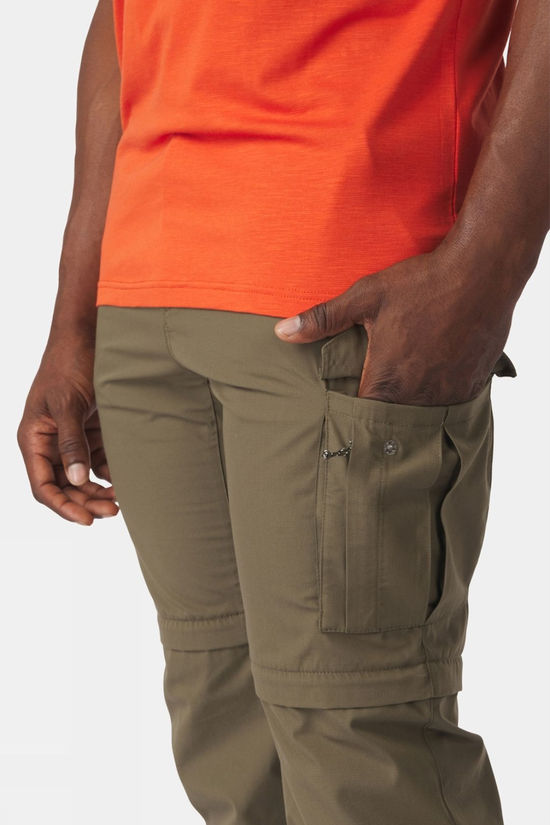 Ayacucho Mens Bergen Lite Zip-Off Trousers Kalamata
