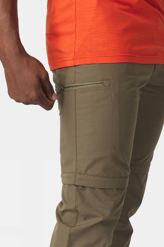 Ayacucho Mens Bergen Lite Zip-Off Trousers Kalamata