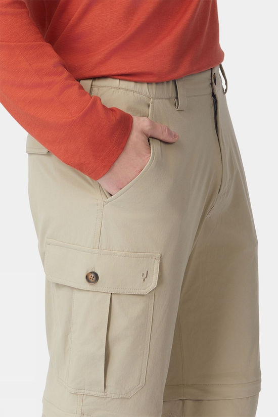 Ayacucho Mens Jungle Travel Zip-Off Trousers II Trench Coat