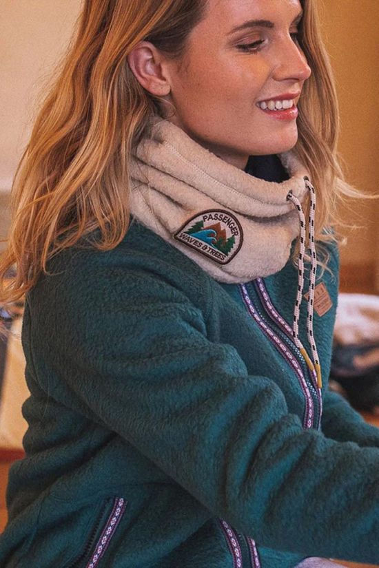 Passenger Unisex Mulled Sherpa Fleece Snood Oatmeal