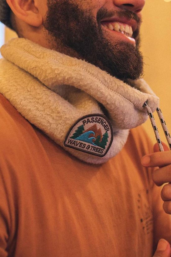 Passenger Unisex Mulled Sherpa Fleece Snood Oatmeal
