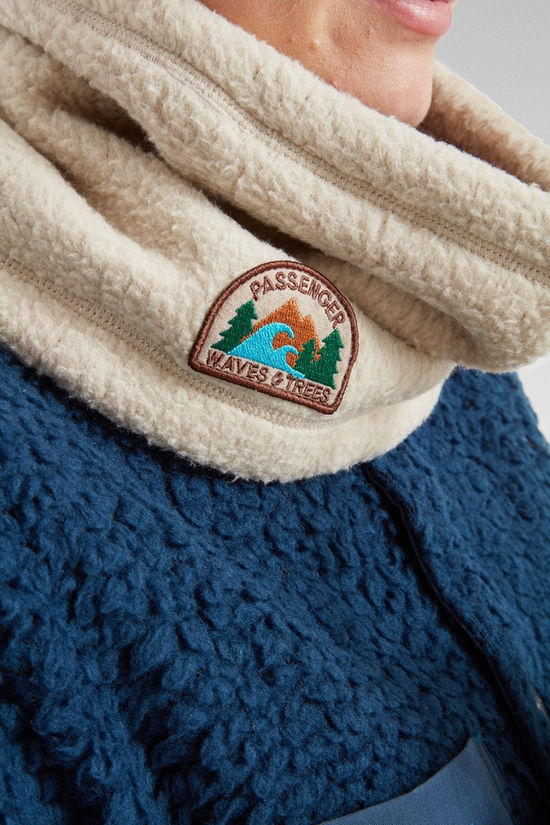 Passenger Unisex Mulled Sherpa Fleece Snood Oatmeal
