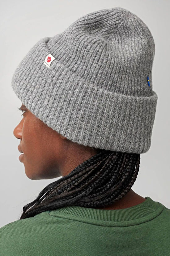 Fjallraven Unisex Heavy Beanie Grey