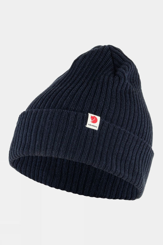 Fjallraven Unisex Rib Beanie Dark Navy