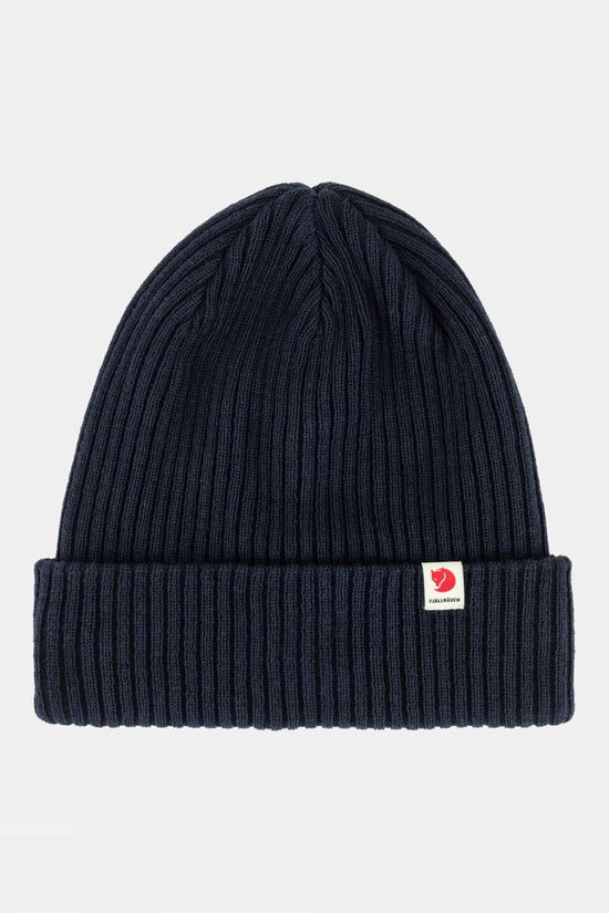 Fjallraven Unisex Rib Beanie Dark Navy