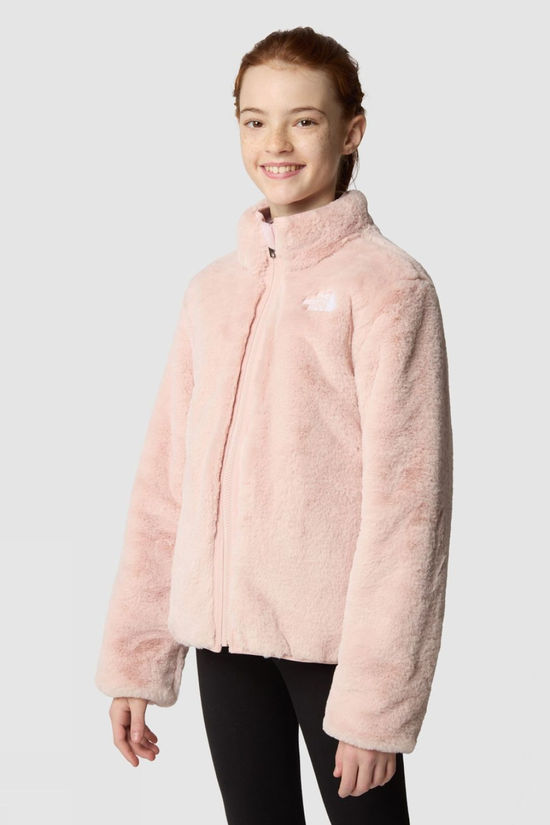 The North Face Girls Reversible Mossbud Jacket Pink Moss