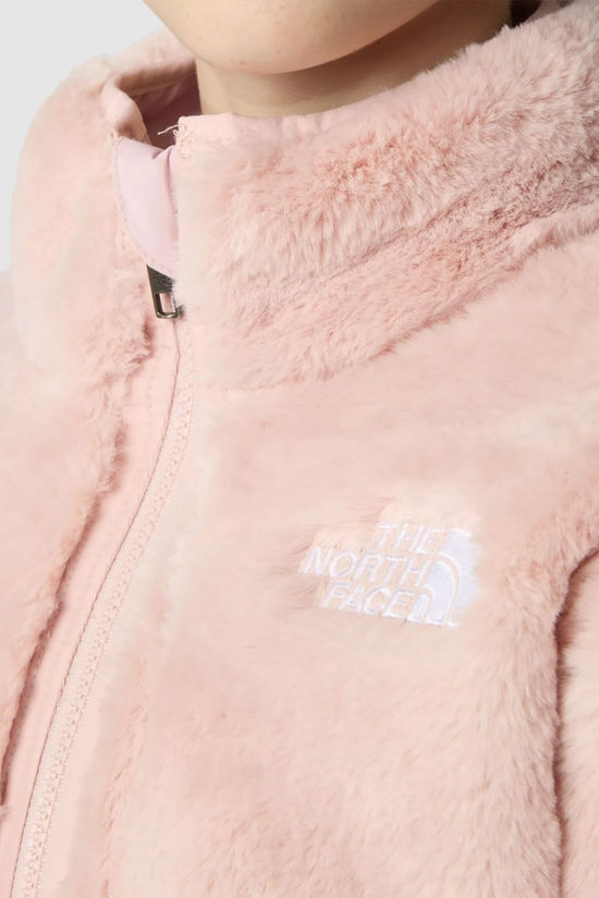 The North Face Girls Reversible Mossbud Jacket Pink Moss
