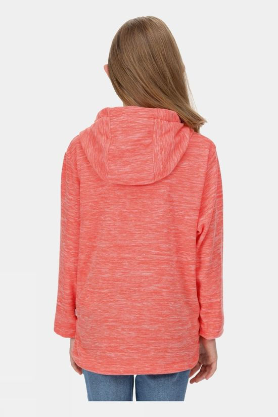 Regatta Youth Kalina Hooded Fleece 14+ Fusion Coral Marl