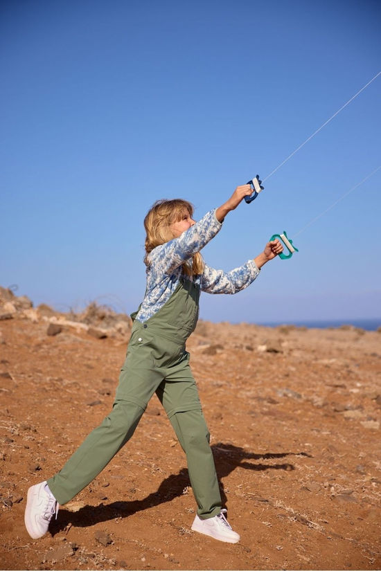 Ayacucho Kids Bibi Zip-Off Trousers Salvia
