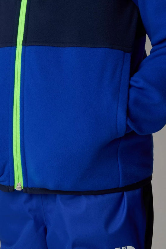 The North Face Kids Glacier Full-Zip Hooded Fleece Jacket Tnf Blue