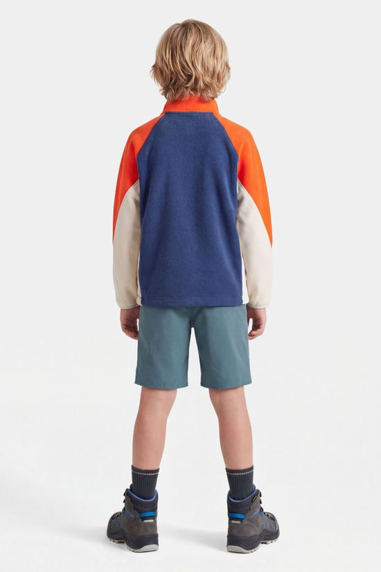 Ayacucho Kids Vlieland Half Zip Fleece Orangeade / Sargasso Sea / Turtledove