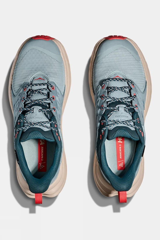 Hoka Womens Anacapa 2 Low GTX Shoes Druzy/Dawn Light
