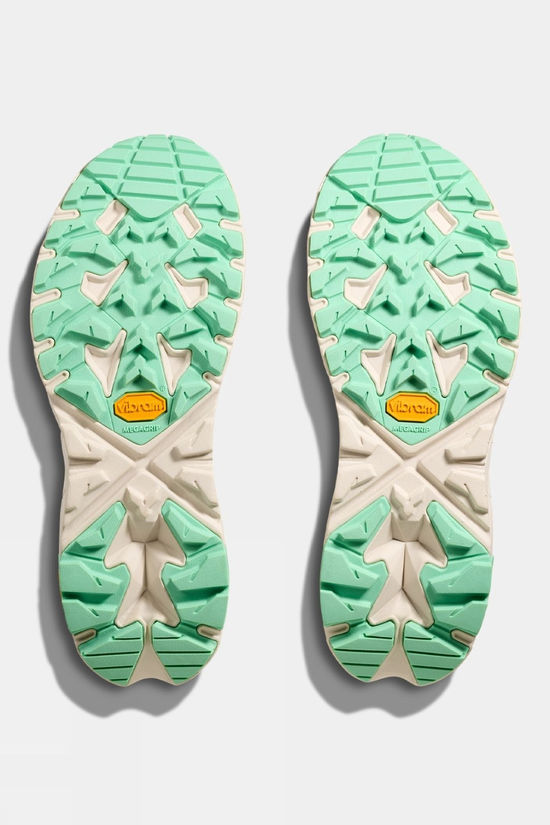 Hoka Womens Anacapa Breeze Low Shoes Alabaster / Mint Fluorite