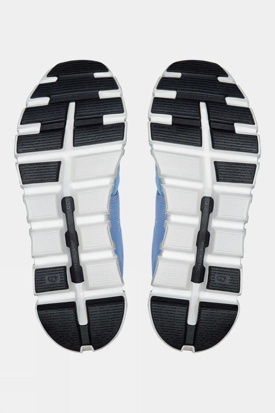 On Womens Cloud 6 Shoes Chambray | White
