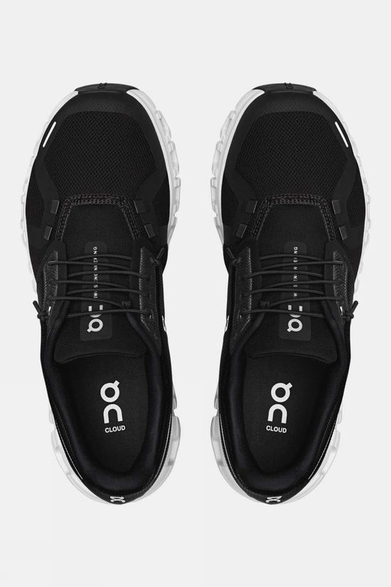 On Womens Cloud 6 Shoes Black | White