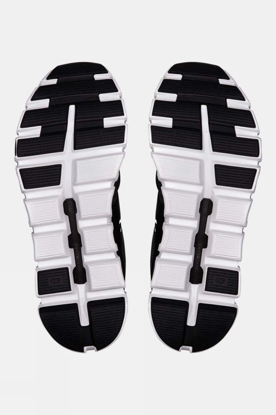 On Womens Cloud 6 Shoes Black | White