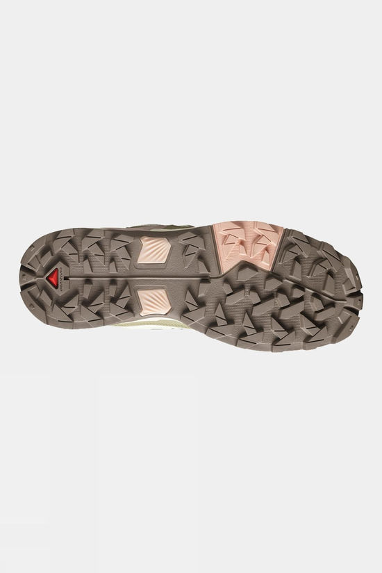Salomon Womens X Ultra 5 Shoes Aloe/Shortbread/Mahogany Rose