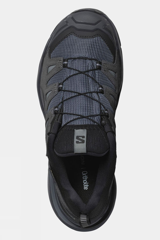 Salomon Womens X Ultra 360 Leather GTX Shoes Turbulence/Black/Sedona Sage