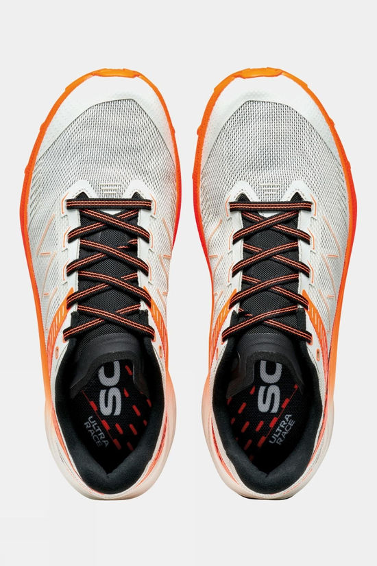 Scarpa Womens Spin Ultra 2 Shoes Ice/Orange Fluro
