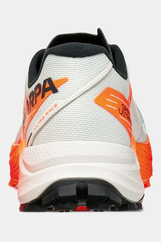 Scarpa Womens Spin Ultra 2 Shoes Ice/Orange Fluro